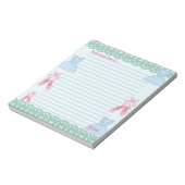 Coquette thema Ballet Personaliseren Notitieblok (Gedraaid)