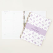 Coquette violette Bows Planner (Devant avec enveloppe)