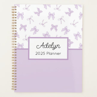 Coquette violette Bows Planner