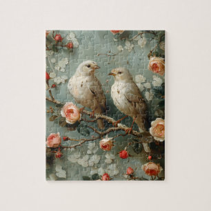 Coquette Vogels Bloemen Legpuzzel