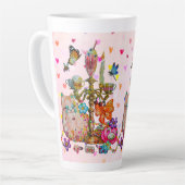 Coquette waterfles latte mok (Linkerhoek)