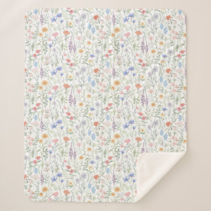 Coquette Wildflower Weide  Sherpa Deken