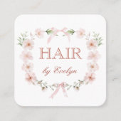 Coquette Wildflowers Lijst Hair Visitekaartje (Voorkant)