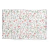 Coquette Wildflowerweide Roze Kussensloop (Achterkant)