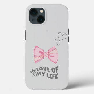coquette with love iPhone 13 hoesje