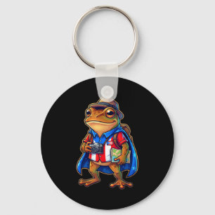 Coqui kikker puerto rico riaanse vlag boricua here sleutelhanger