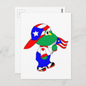 Coqui Puerto Rico Pride Briefkaart (Voorkant / Achterkant)