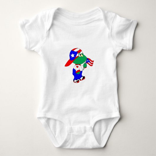 Coqui Puerto Rico Pride Romper (Voorkant)