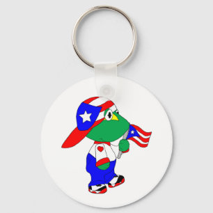 Coqui Puerto Rico Pride Sleutelhanger