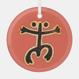 Coqui Taino-Ornament Glas Ornament