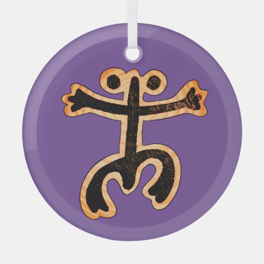 Coqui Taino-Ornament Glas Ornament (Voorkant)