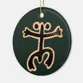 Coqui Taino-Ornament Keramisch Ornament (Links)