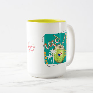 Coqui Taíno Puerto Rico Tweekleurige Koffiemok