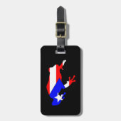 coqui-vlag bagagelabel (Voorkant verticaal)