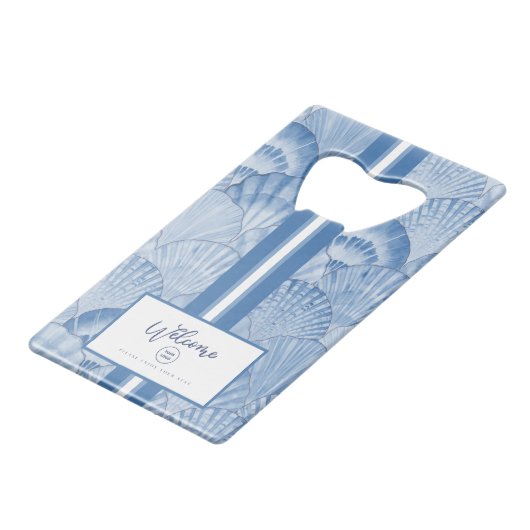 Coquillage bleu doux (Devant Angle)