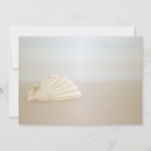 Coquillage de plage, cœurs  Save The Date (Dos)