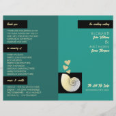 Coquillage et Coeurs, Programme de mariage sur la (Devant)