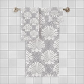 Coquillage Gris & Blanc