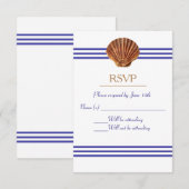 Coquillage nautique - RSVP (Devant / Derrière)