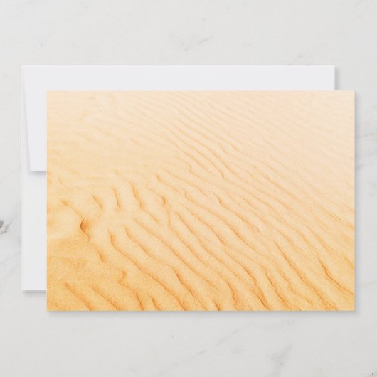 Coquillage sable plage mariage invitations coquill (Dos)