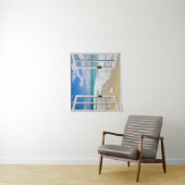 Coquillage sur la tenture de plage (En situation)