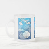Coquillages Aqua Ocean Glass Mug (Gauche)
