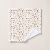 Coquillages aquarelles (Gant de toilette)