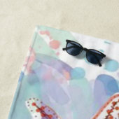 Coquillages au bord du Serviette de plage de Seash (En situation)