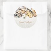 Coquillages Autocollants personnalisés (Sac)