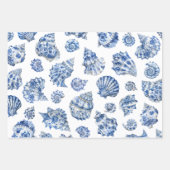 Coquillages bleus enveloppant des feuilles de papi (Devant)