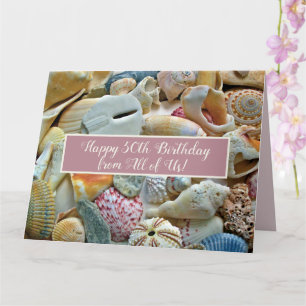Coquillages Carte Anniversaire Dit De Tous