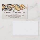 Coquillages Carte de visite (Devant / Derrière)