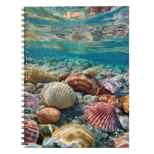 Coquillages colorés Carnet sous-marin (Devant)