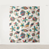 Coquillages colorés tapisserie motif (Devant)