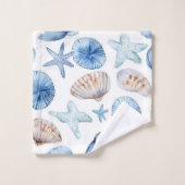 Coquillages Côtiers (Gant de toilette)