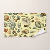 Coquillages de coquillages Mollusk Clam Élégant Ar (Serviette à main)