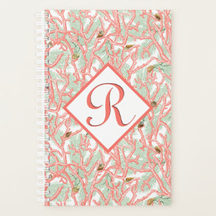 Coquillages de corail de plage Monogramme personna