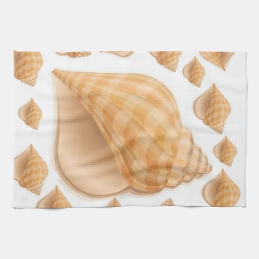 coquillages de mer cuisine serviettes de toilette (Horizontal)