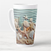 Coquillages de plage 3D Mugs et tasses (Angle gauche)