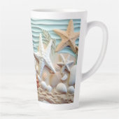 Coquillages de plage 3D Mugs et tasses (Droite)
