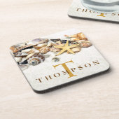 Coquillages Dessous de verre personnalisés (Côté gauche)