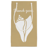 Coquillages d'été en sac cadeau de sable (Devant)