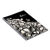 Coquillages et cailloux dessinés Carnet spiral (Côté Droit)