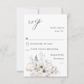 Coquillages et fleurs blanches w Repas RSVP 3 (Devant)