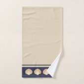 Coquillages et marine bronzages côtiers de plage (Serviette à main)