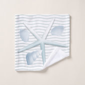 Coquillages et perles (Gant de toilette)