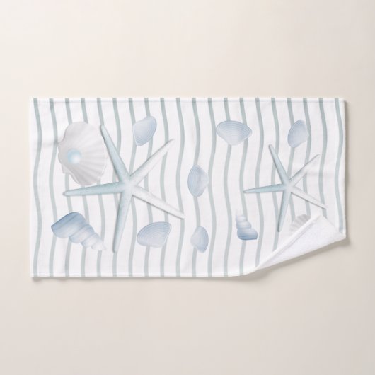 Coquillages et perles (Serviette à main)