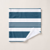 Coquillages et rayures (Gant de toilette)