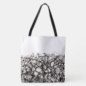 coquillages et sac fourre-tout de galets (Devant)