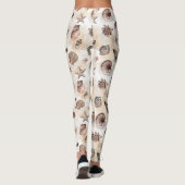 Coquillages Motifs Leggings (Dos)